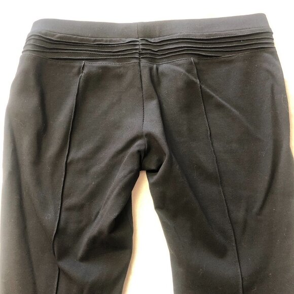 Parasuco Black Stretch With Ribbing Textured Front Moto Pants Size Large - Picture 6 of 11